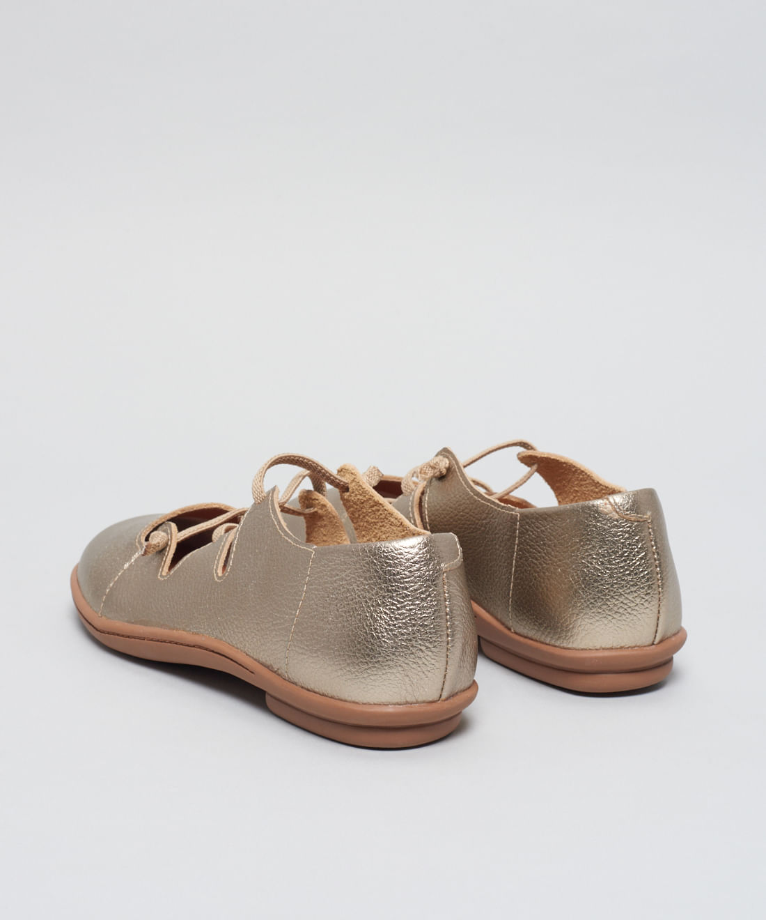Sapatilha Couro Recortes Elastico - Prata Velho - Imagem 18