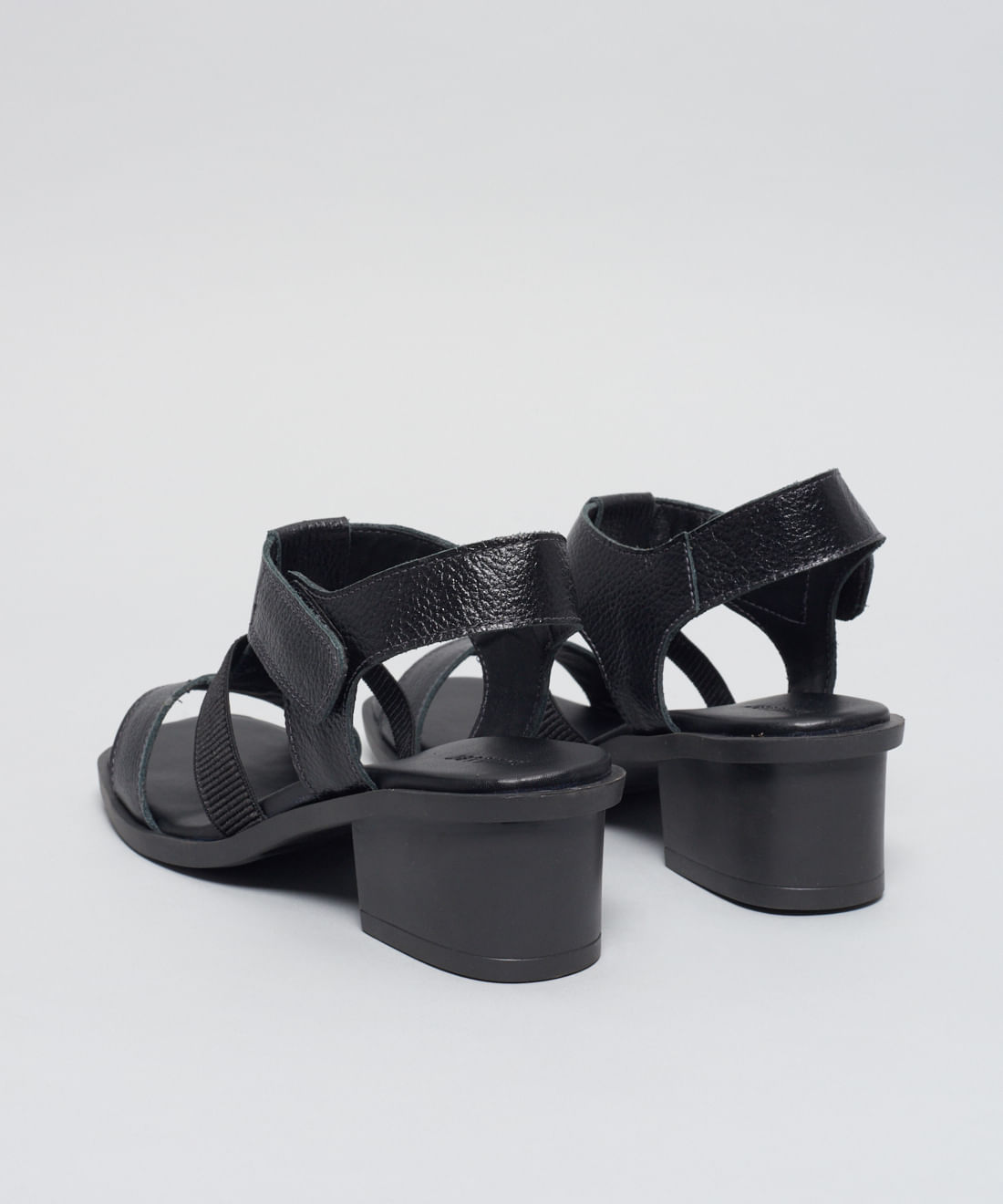 Sandalia Media Tira Elastico - Preto - Imagem 3