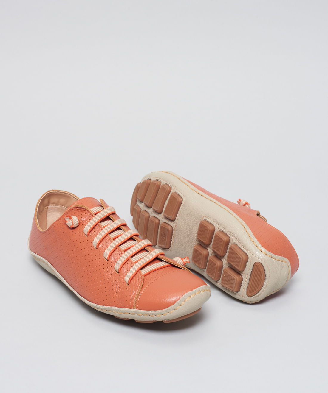 Tenis Perfuros Bicolor - Ocre - Imagem 26