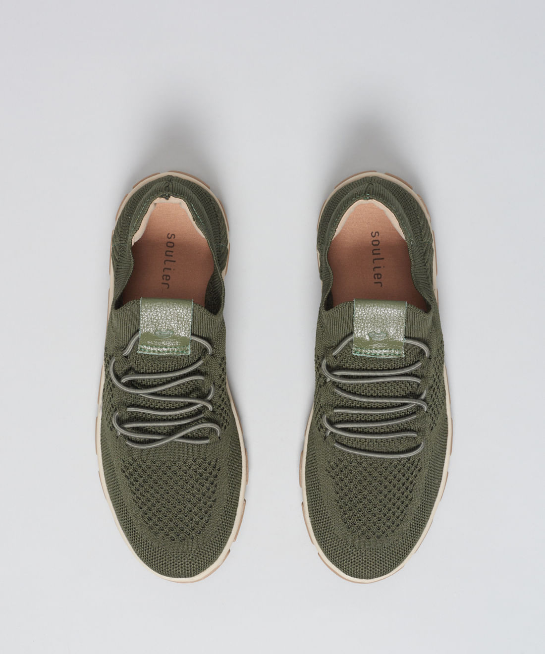 Tenis Knit Frances - Verde Militar - Imagem 34