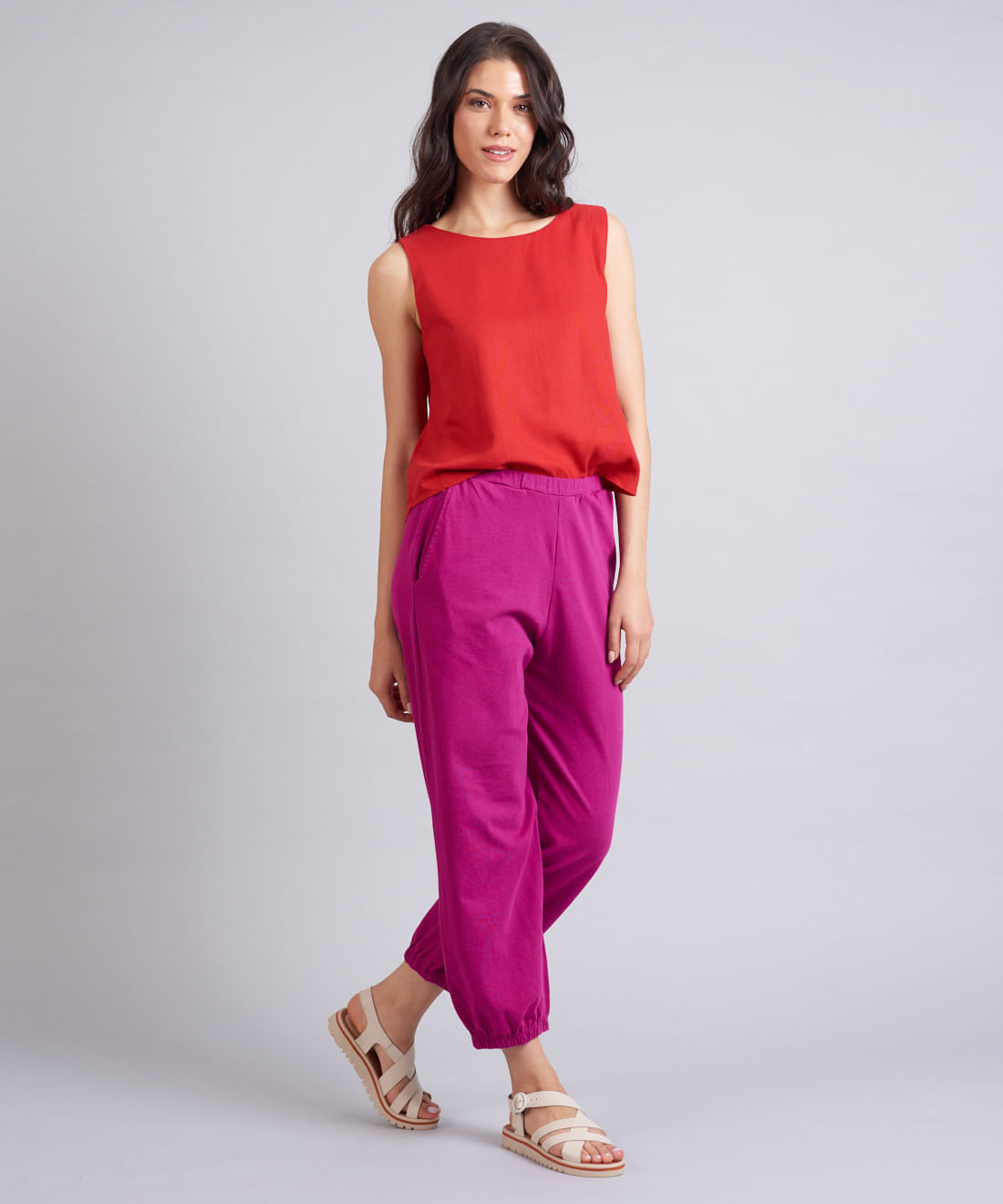 Rasteira Tratorada Multitiras - Offwhite - Imagem 20