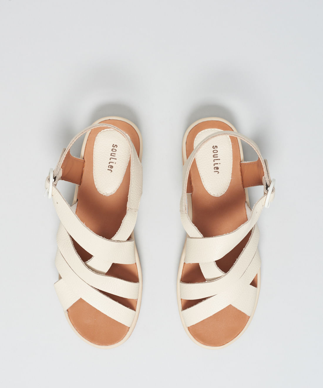 Rasteira Tratorada Multitiras - Offwhite - Imagem 39
