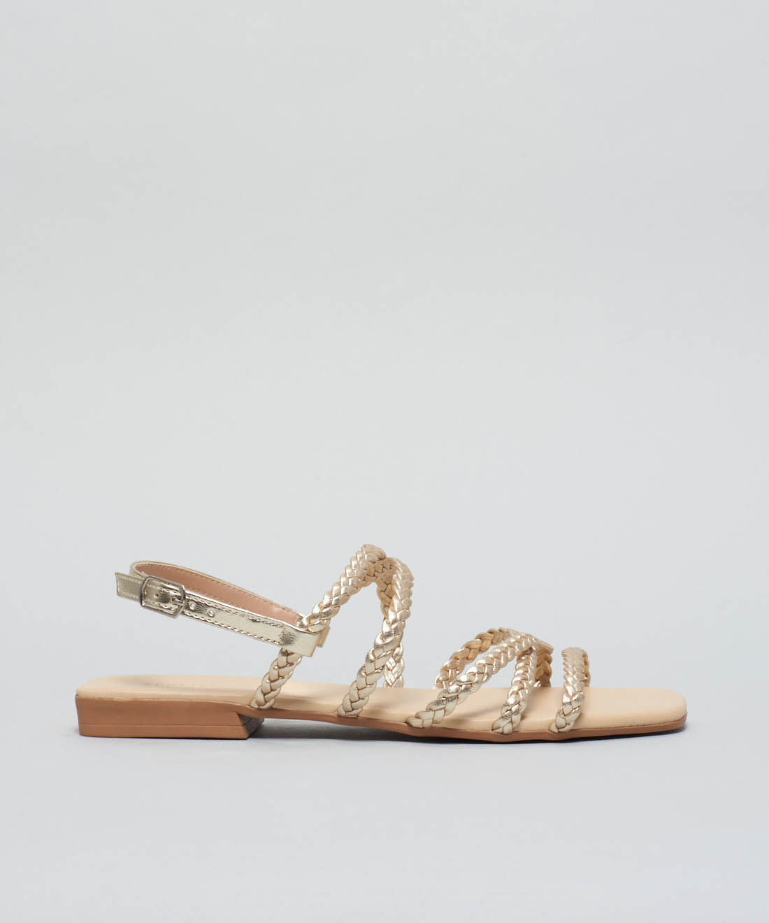 Rasteira Basica Trancinha - Ouro Light - Imagem 31