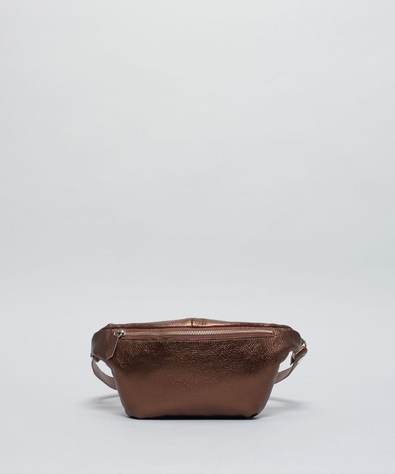 Pochete Couro Helo - Bronze u - bronze