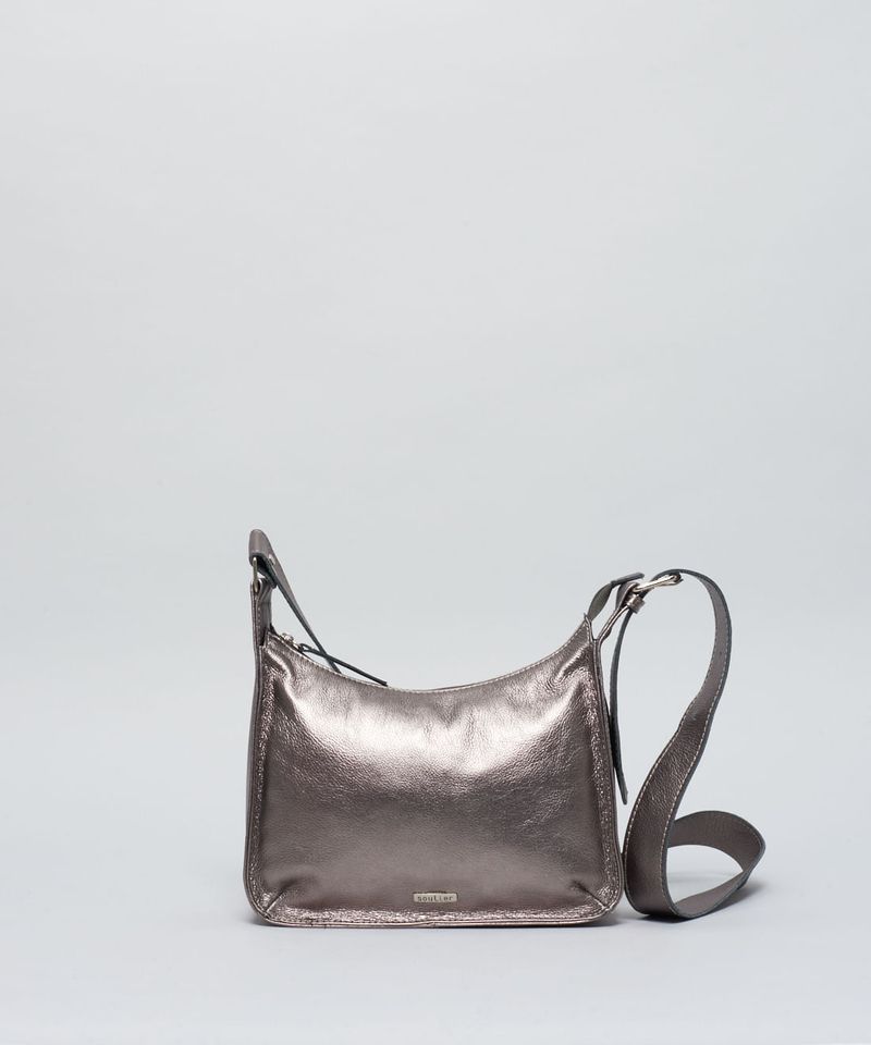 Bolsa m Couro Fivela - Onix u - onix