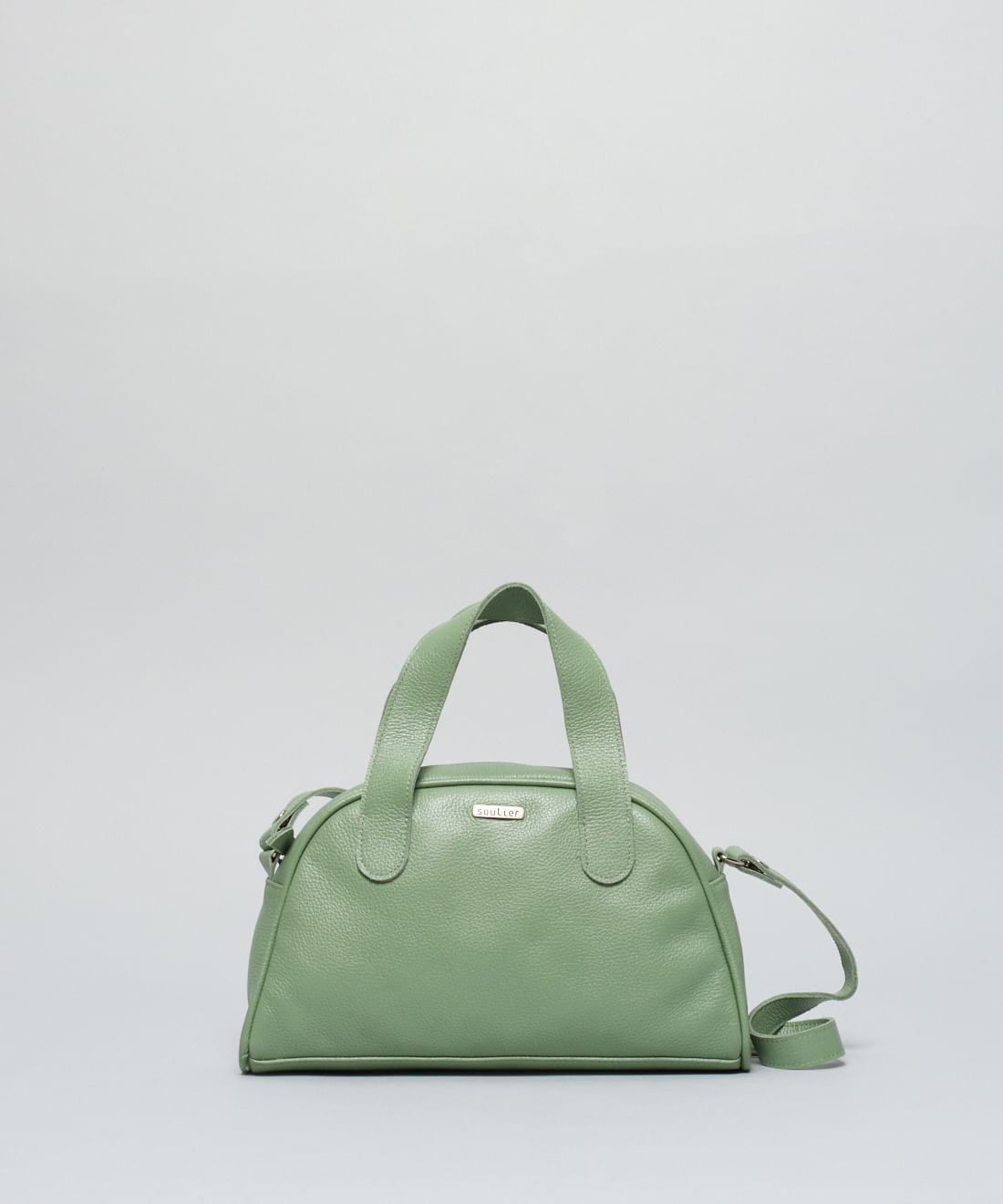 Bolsa m Couro Bel - Pistache