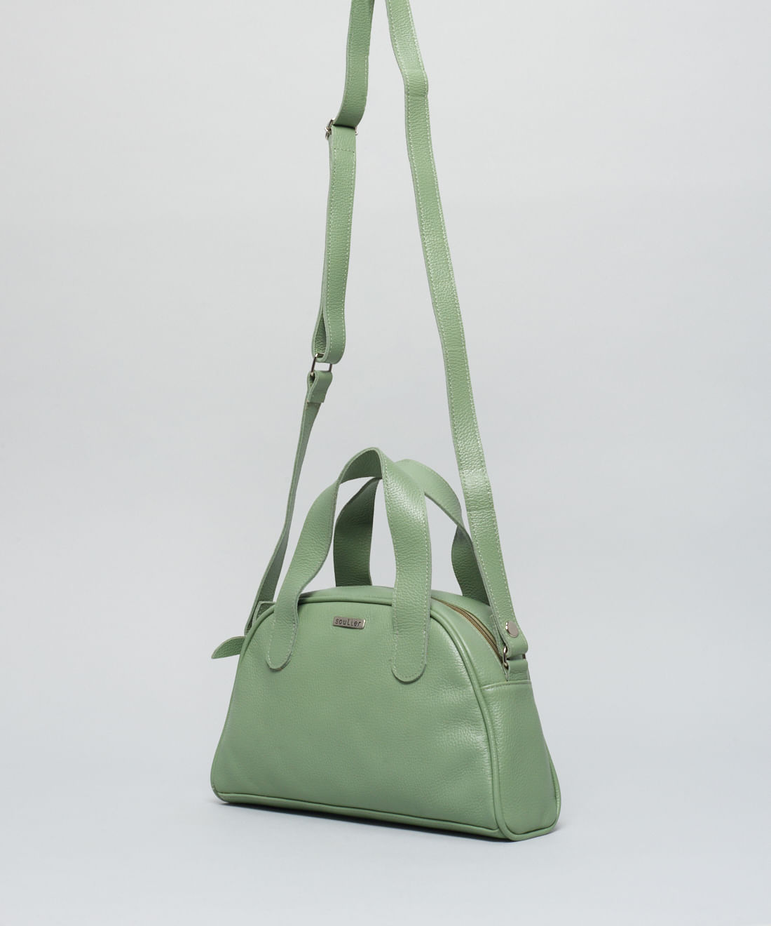 Bolsa m Couro Bel - Pistache - Imagem 2
