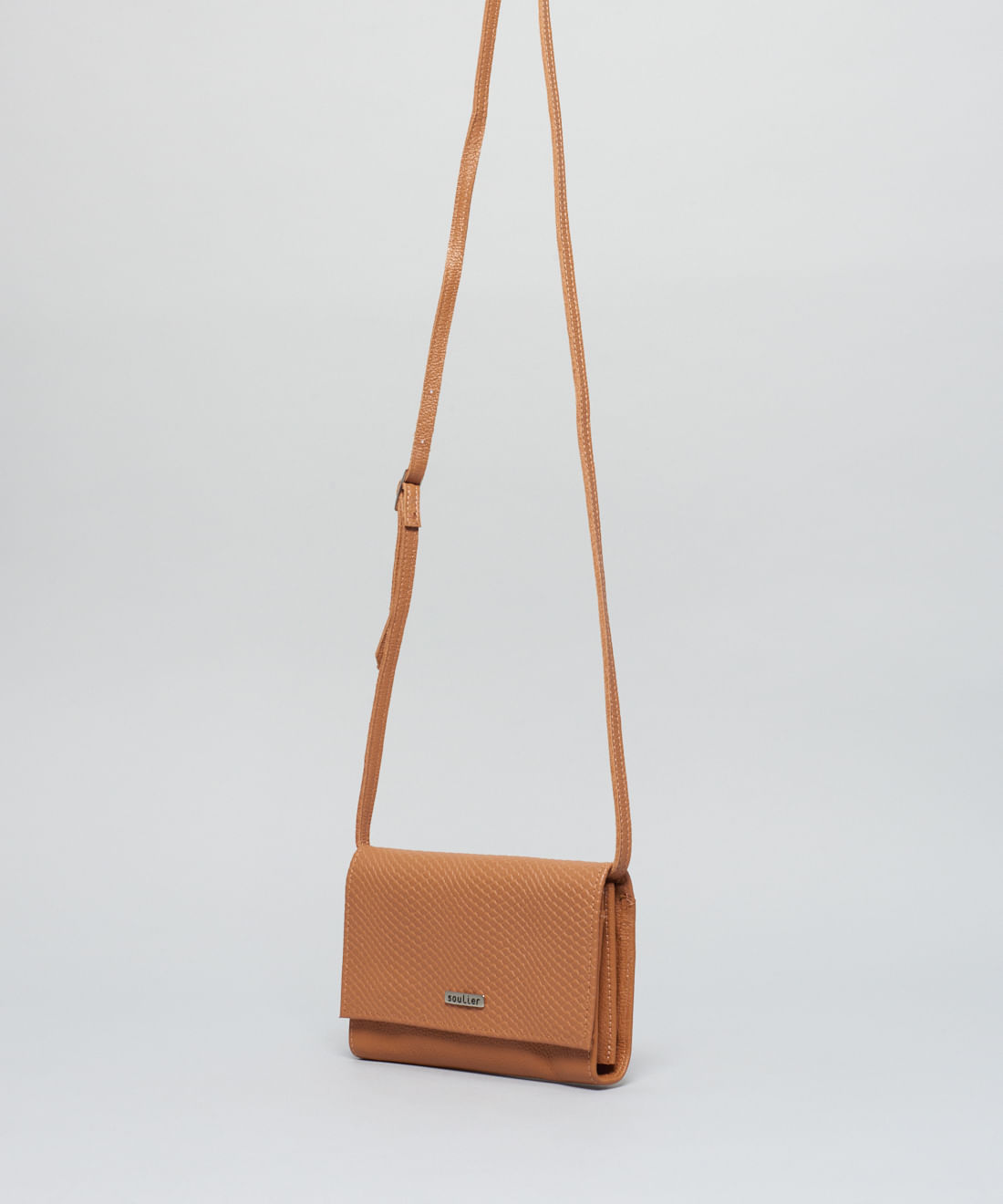 Carteira Alca Removivel Escama - Caramelo - Imagem 2