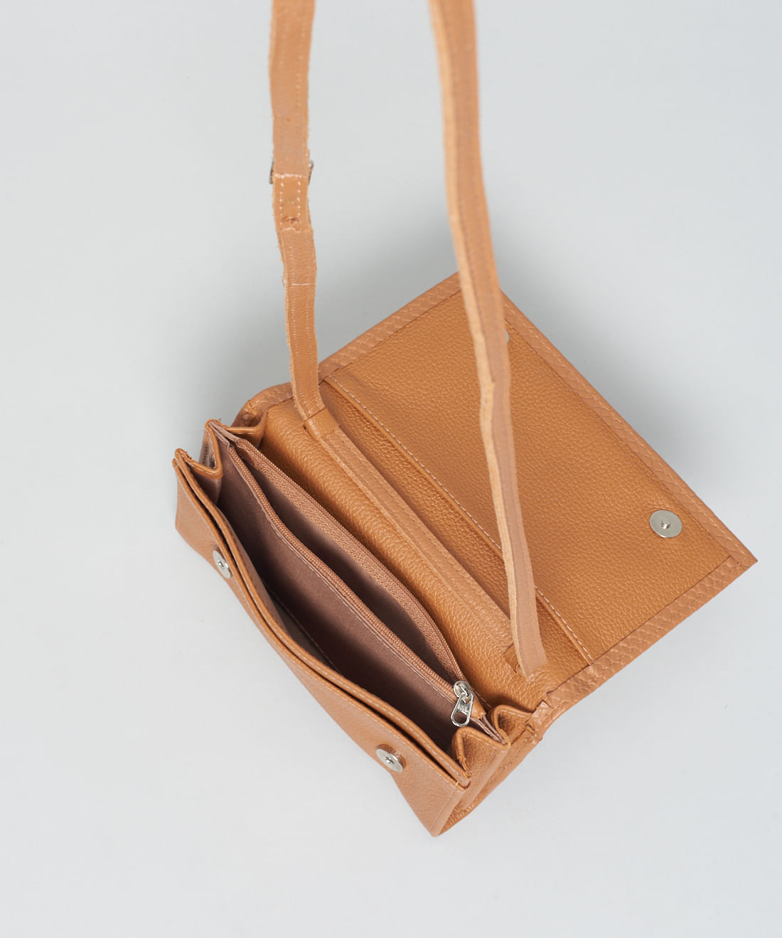 Carteira Alca Removivel Escama - Caramelo - Imagem 4