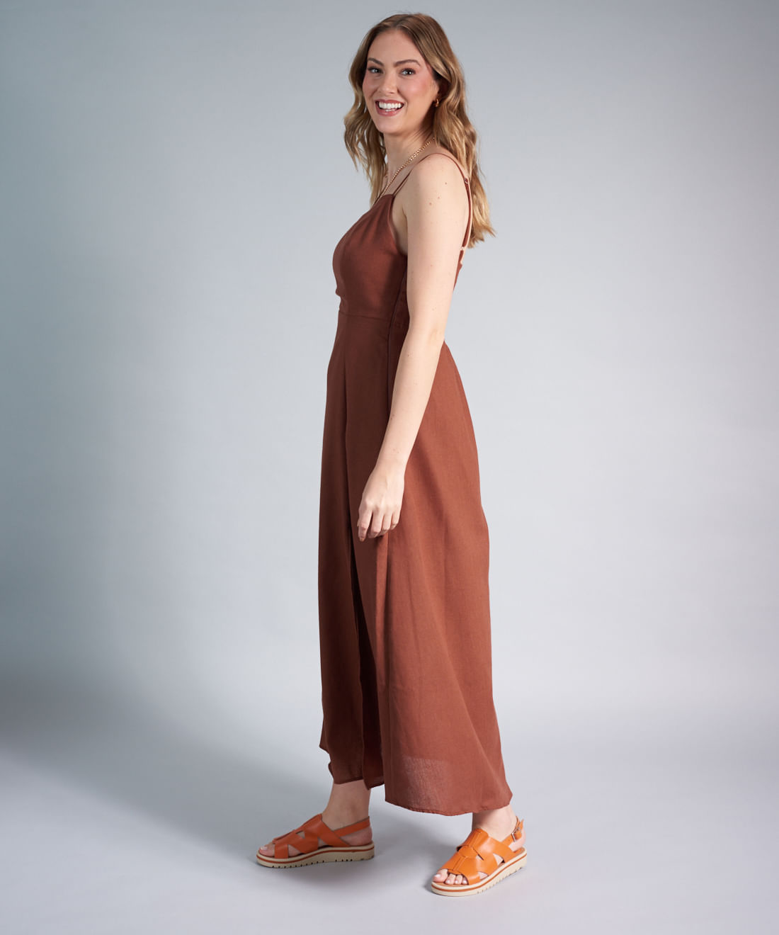 Rasteira Tratorada Betina - Tangerina - Imagem 25