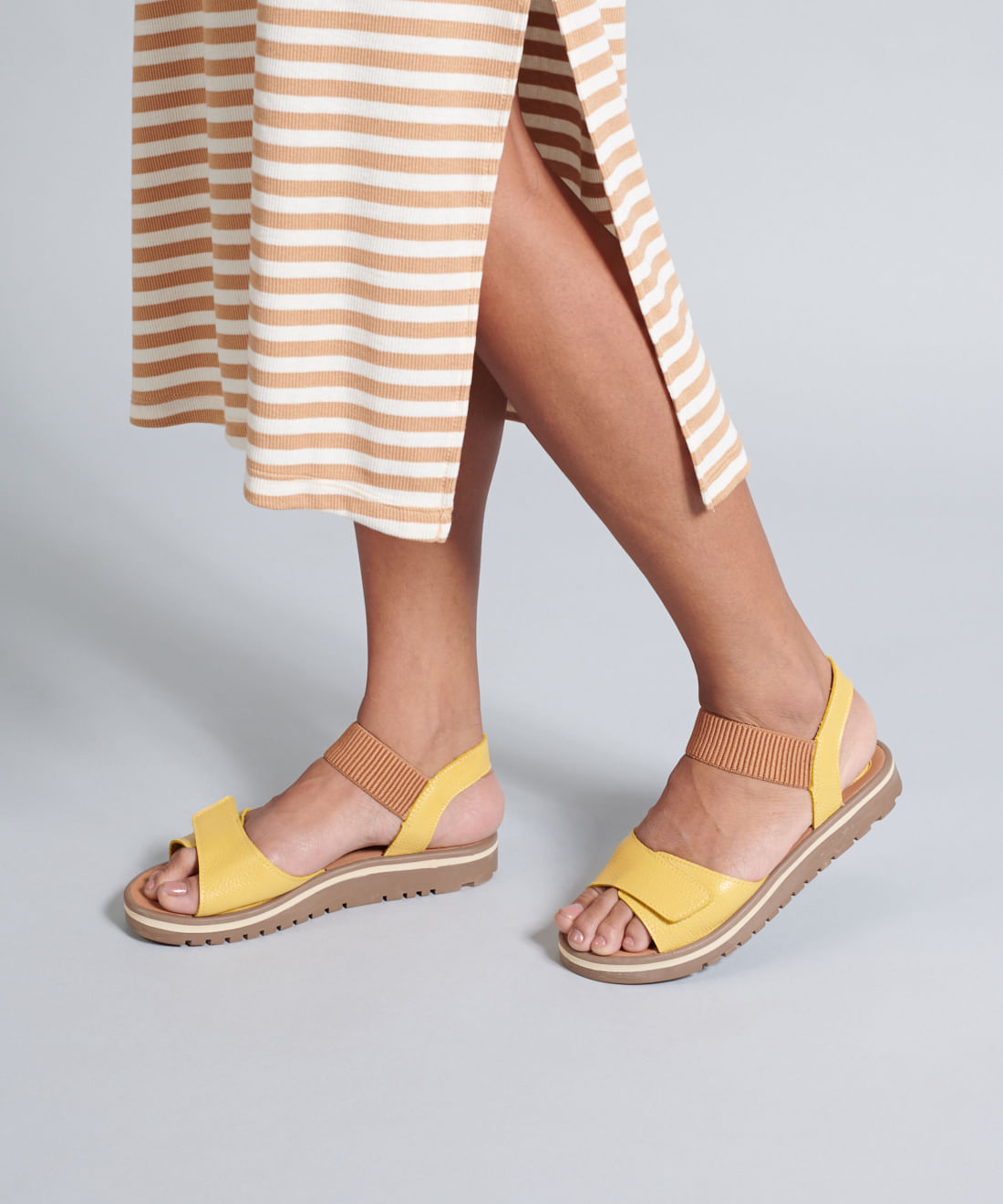 Rasteira Tratorada Laura - Camomila - Imagem 20