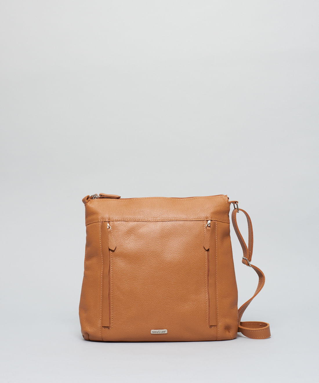 Bolsa m Couro Natalia - Caramelo