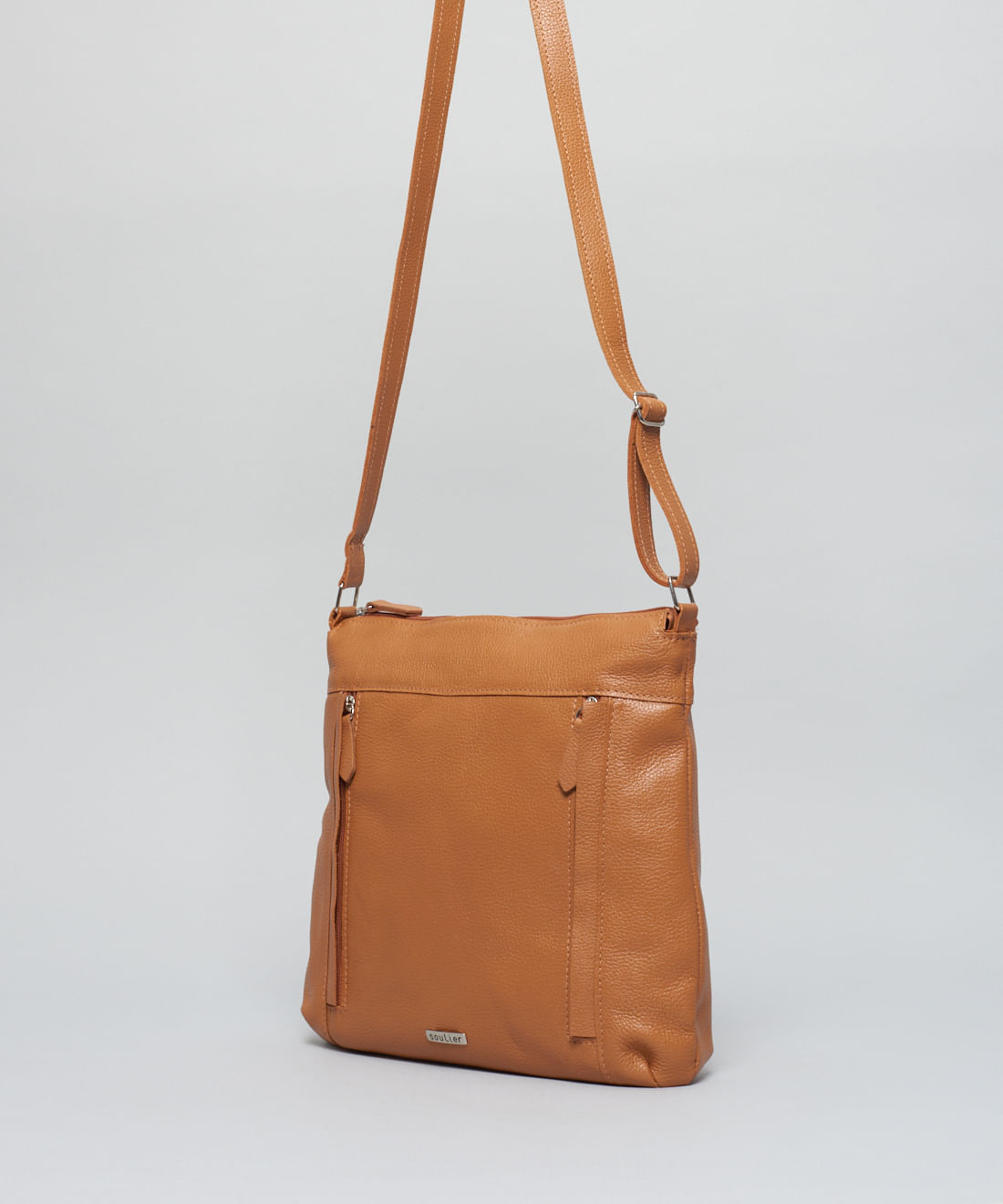 Bolsa m Couro Natalia - Caramelo - Imagem 2