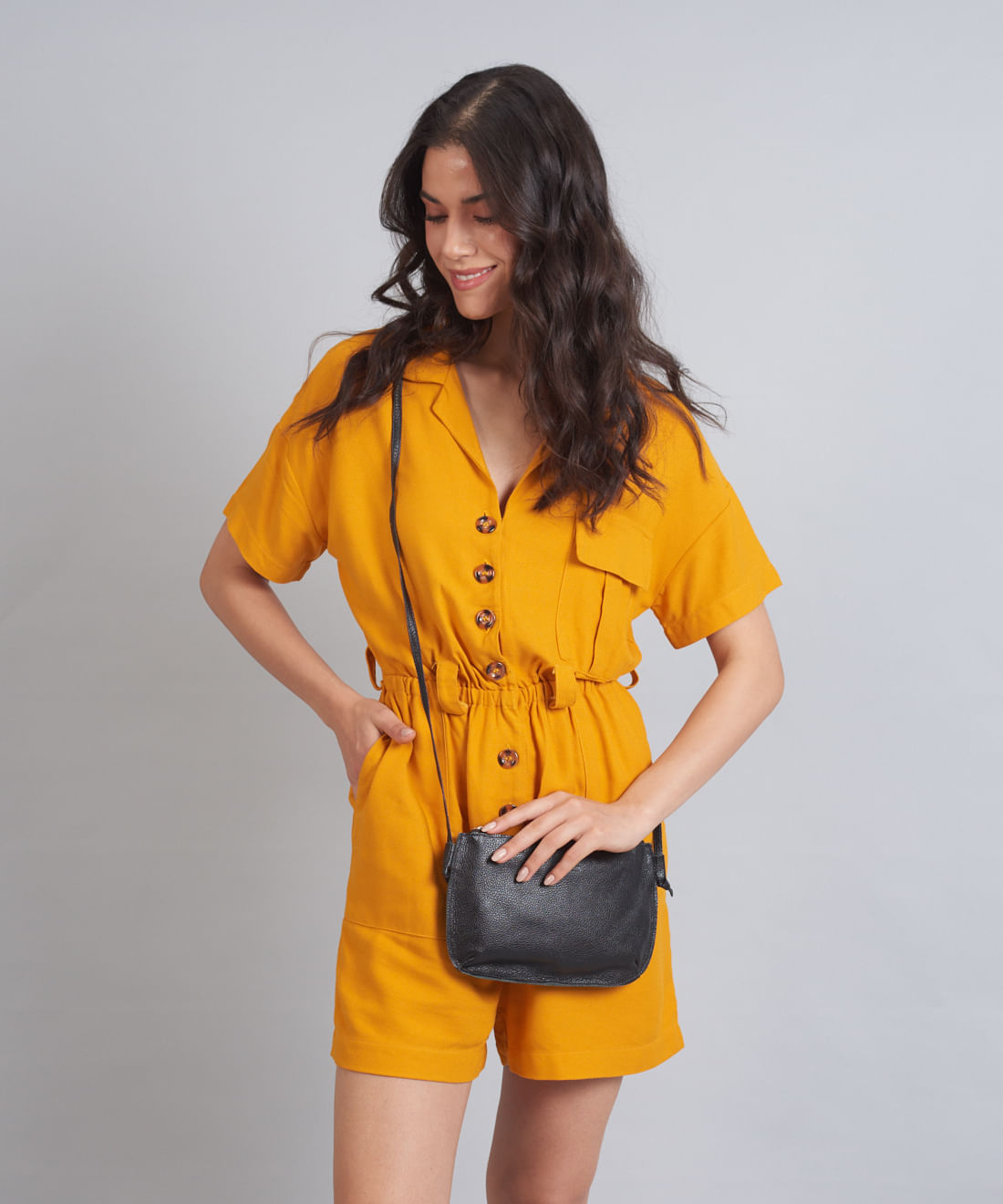 Bolsa Castanha - Preto - Imagem 4