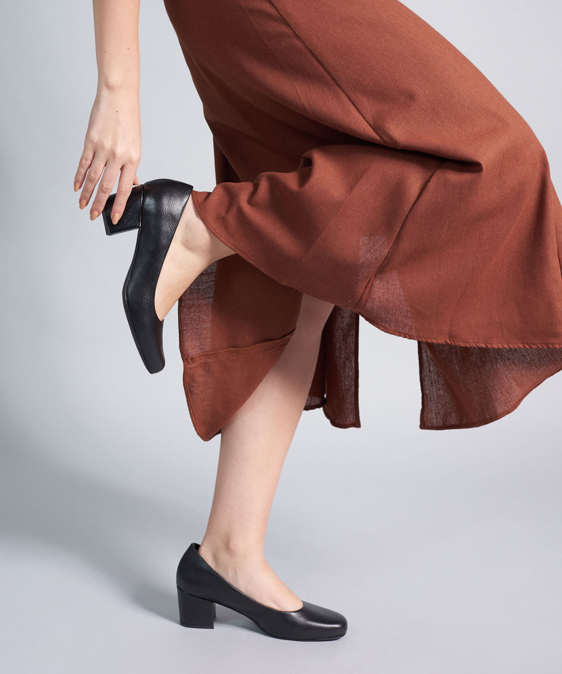 Scarpin Couro Raquel - Preto - Imagem 30
