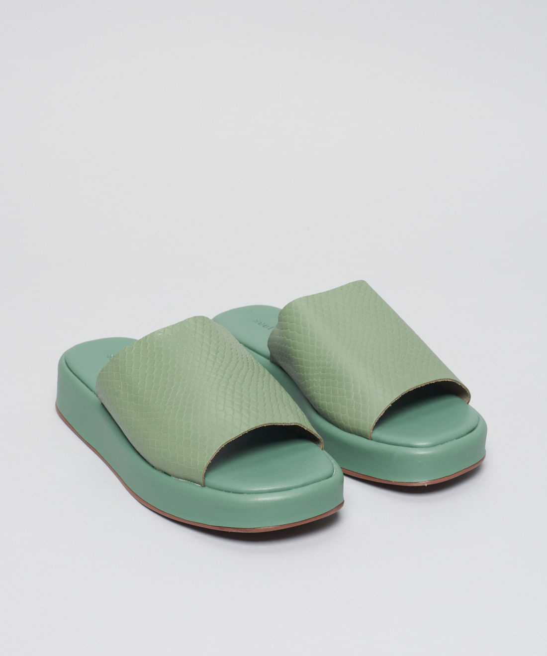 Flat Slide Escama - Pistache - Imagem 2