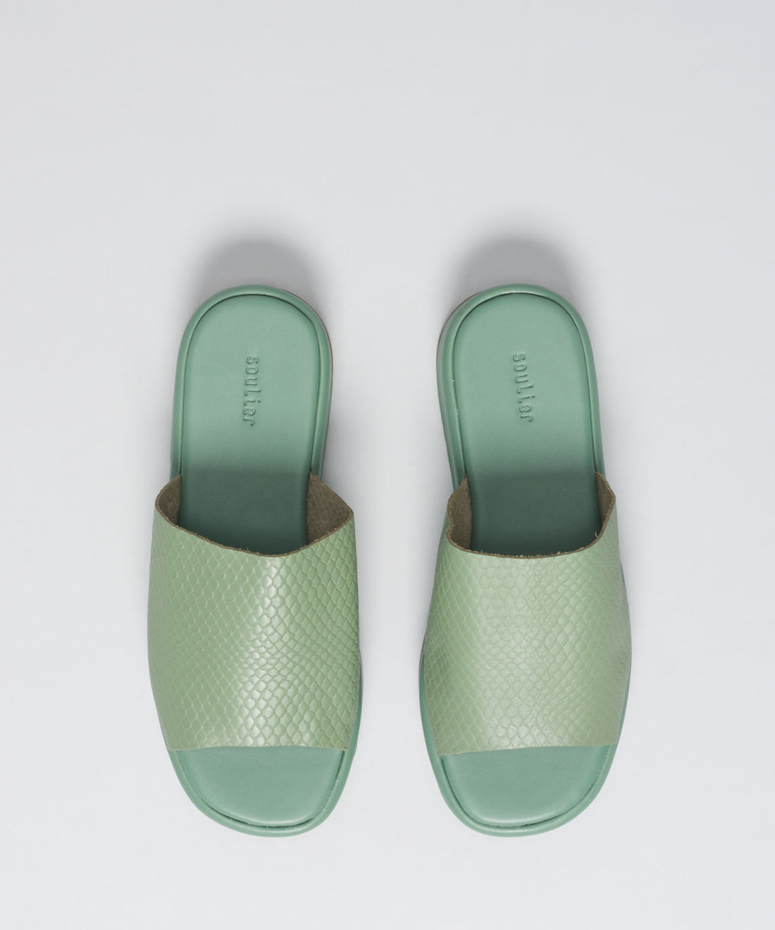 Flat Slide Escama - Pistache - Imagem 24