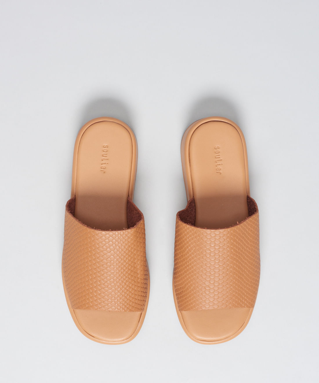 Flat Slide Escama - Caramelo - Imagem 4