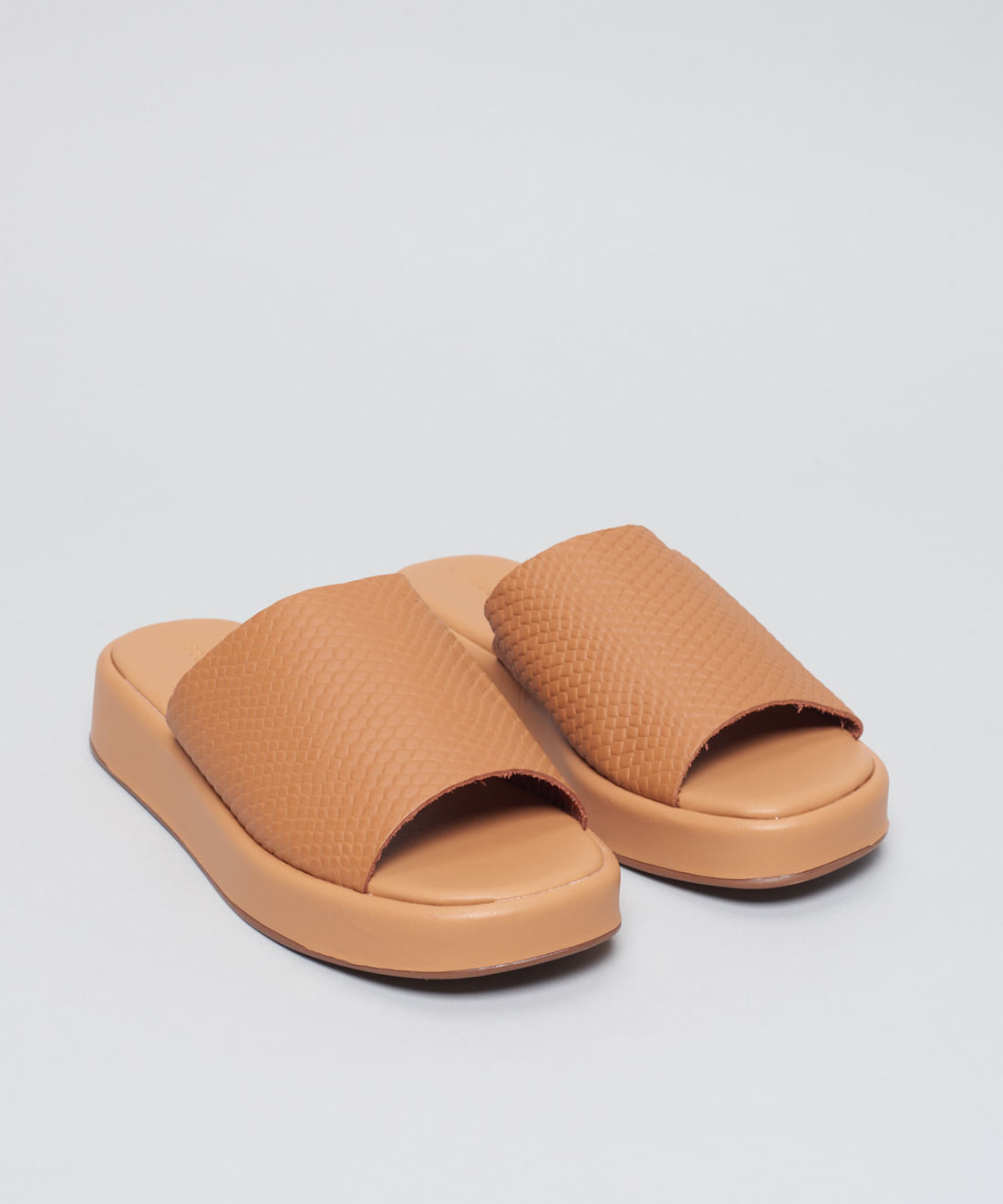 Flat Slide Escama - Caramelo - Imagem 7