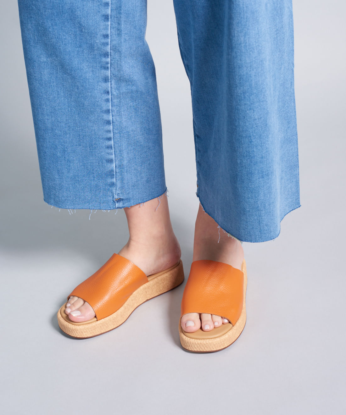 Flat Slide Rafia - Tangerina - Imagem 25