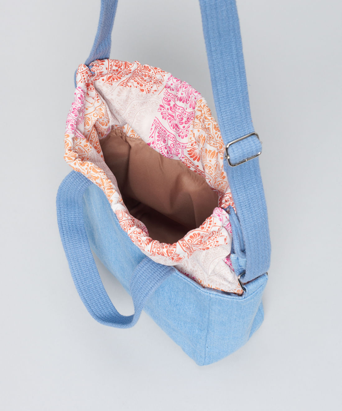 Bolsa p Lona Oasis - Jeans - Imagem 3