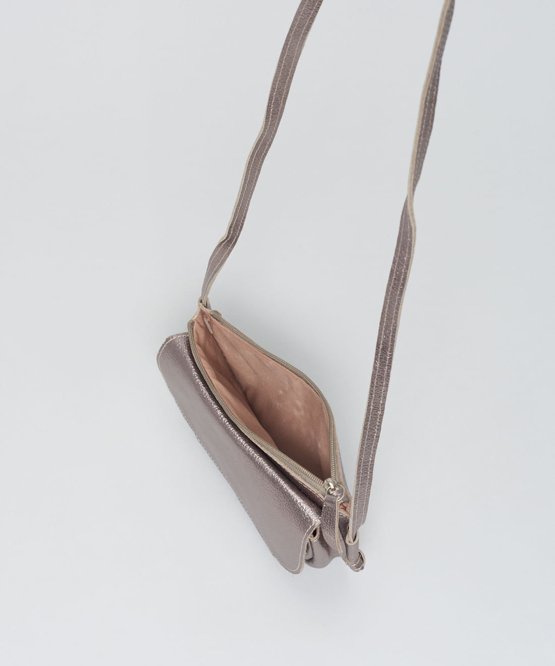 Bolsa p Couro Bella - Onix - Imagem 3