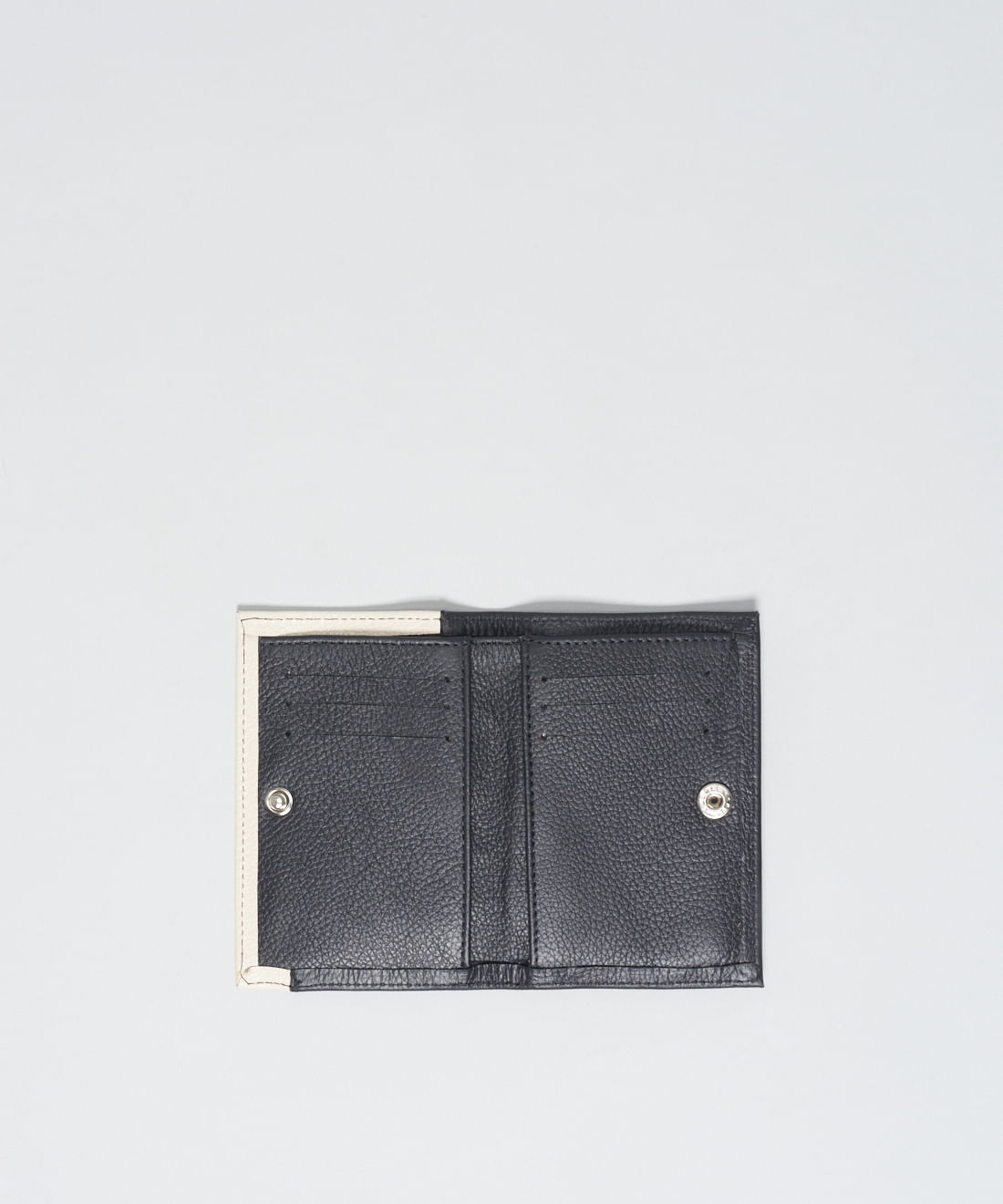 Carteira Couro Organica - Preto/Off White - Imagem 3