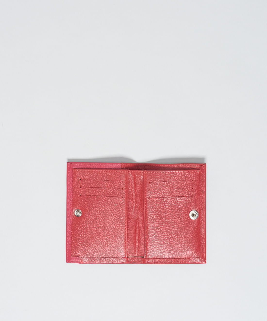 Carteira Couro Organica - Vermelho/Flor De Lotus - Imagem 3