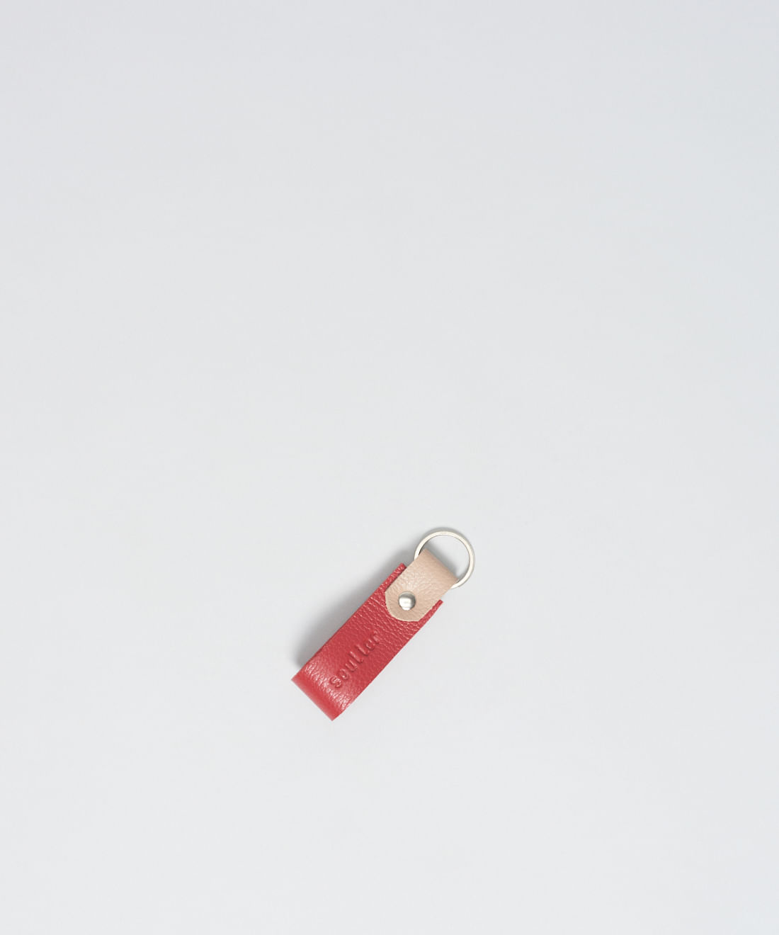 Chaveiro Couro Marina - Vermelho