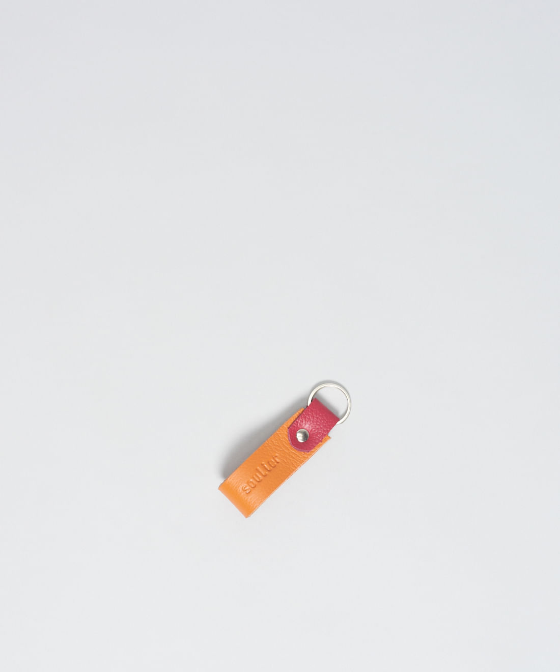 Chaveiro Couro Marina - Tangerina