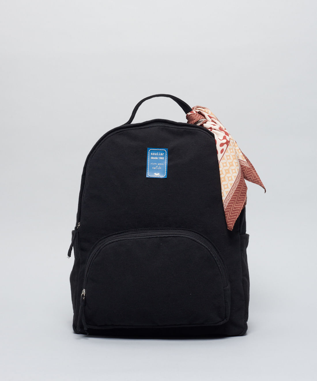 Mochila Lona Lenco - Preto