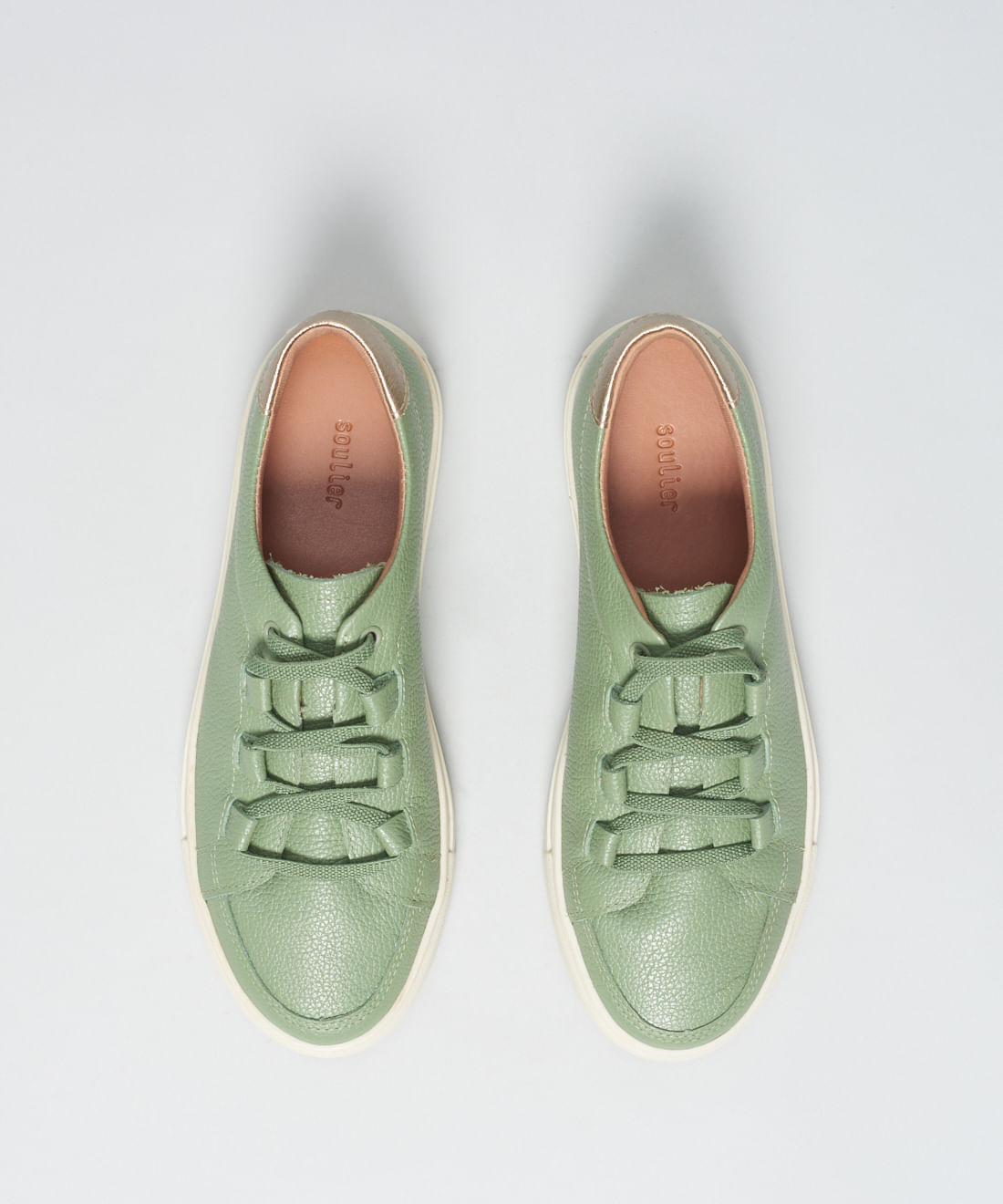 Tenis Couro Olivia - Pistache - Imagem 24