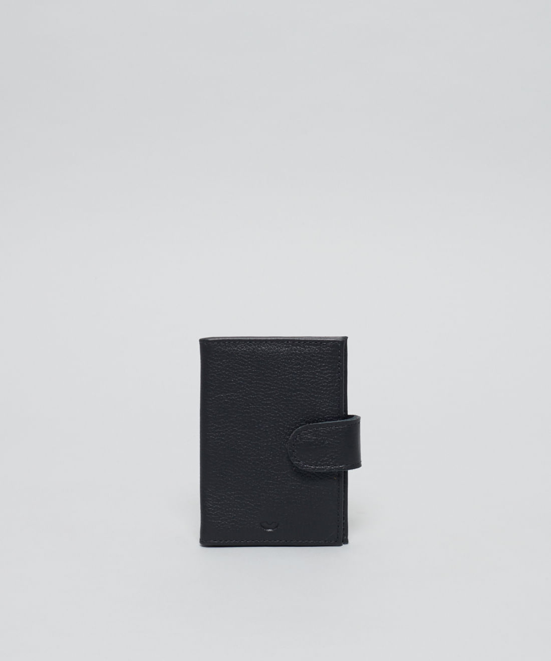 Porta Cartao Lingueta - Preto/Prata Velho