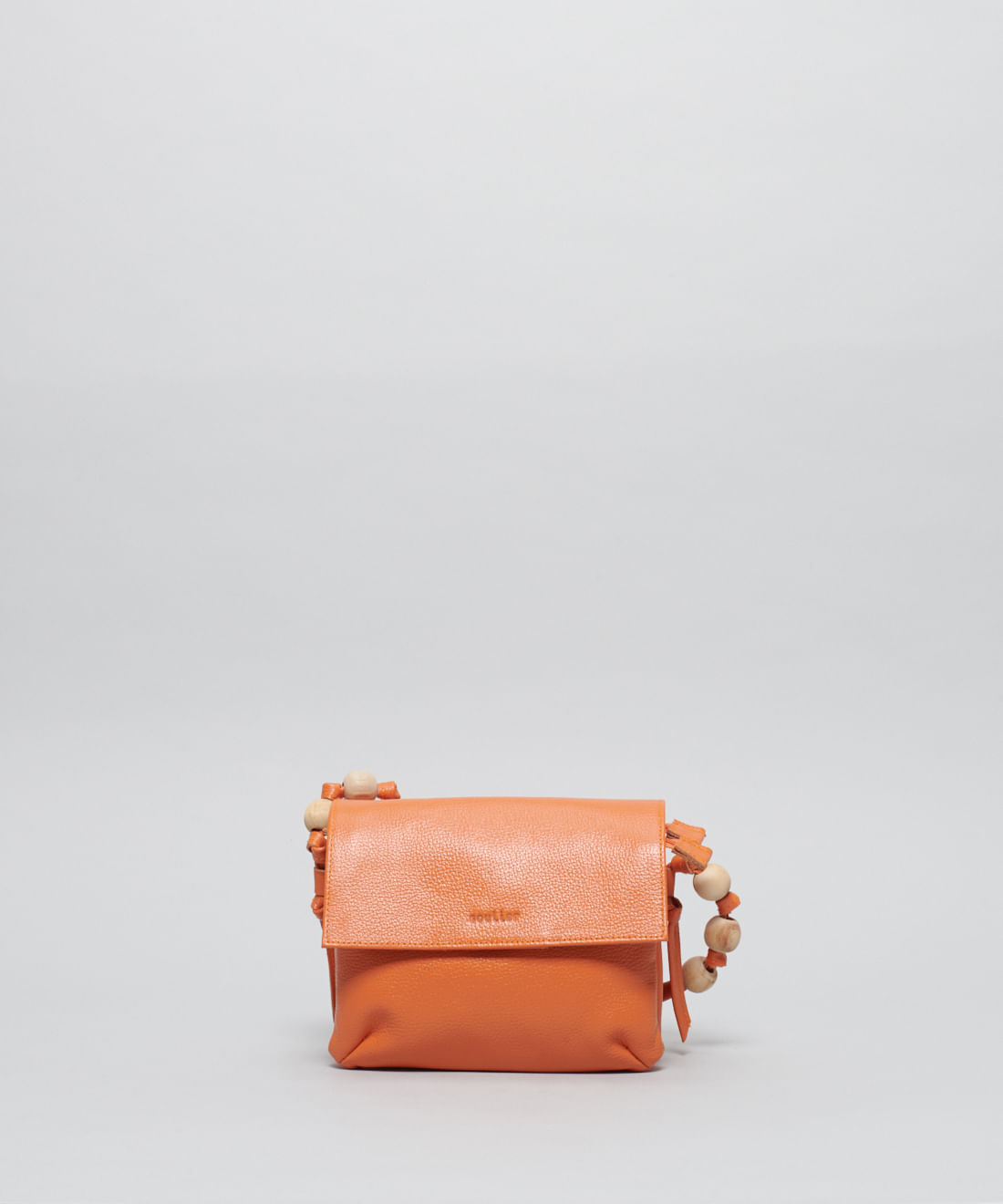 Bolsa p Couro Esferas - Tangerina