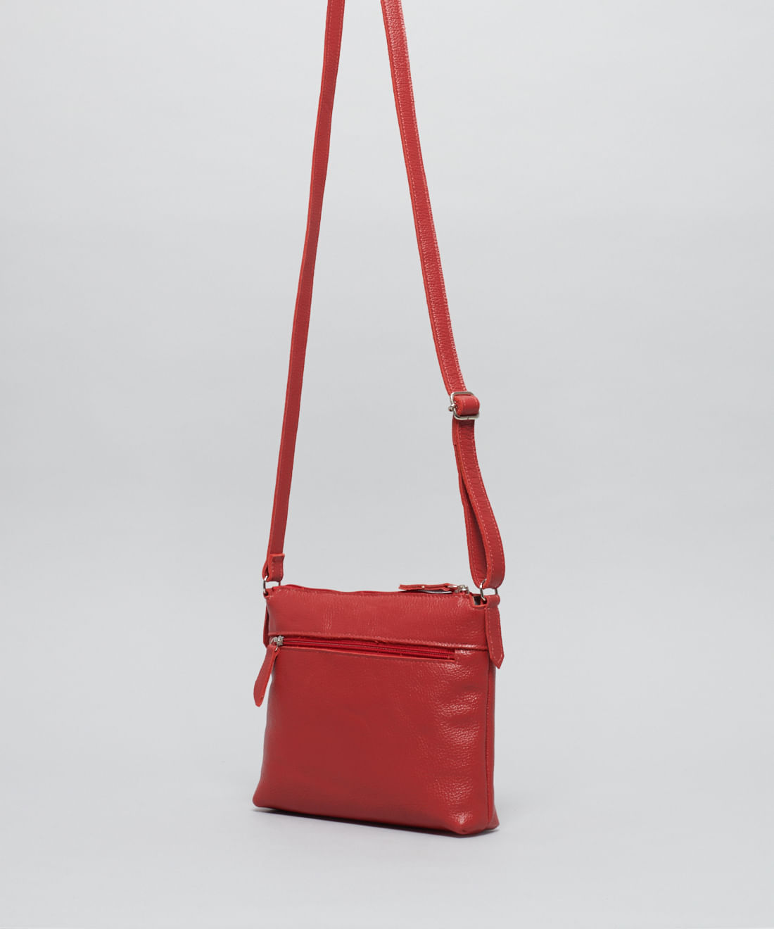 Bolsa p Couro Paula - Vermelho - Imagem 2