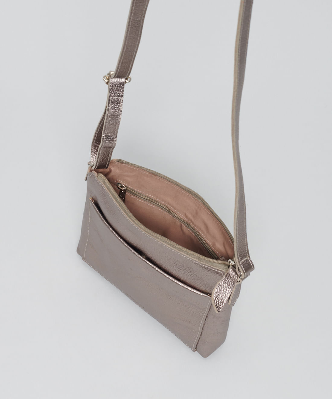 Bolsa p Couro Paula - Onix - Imagem 3
