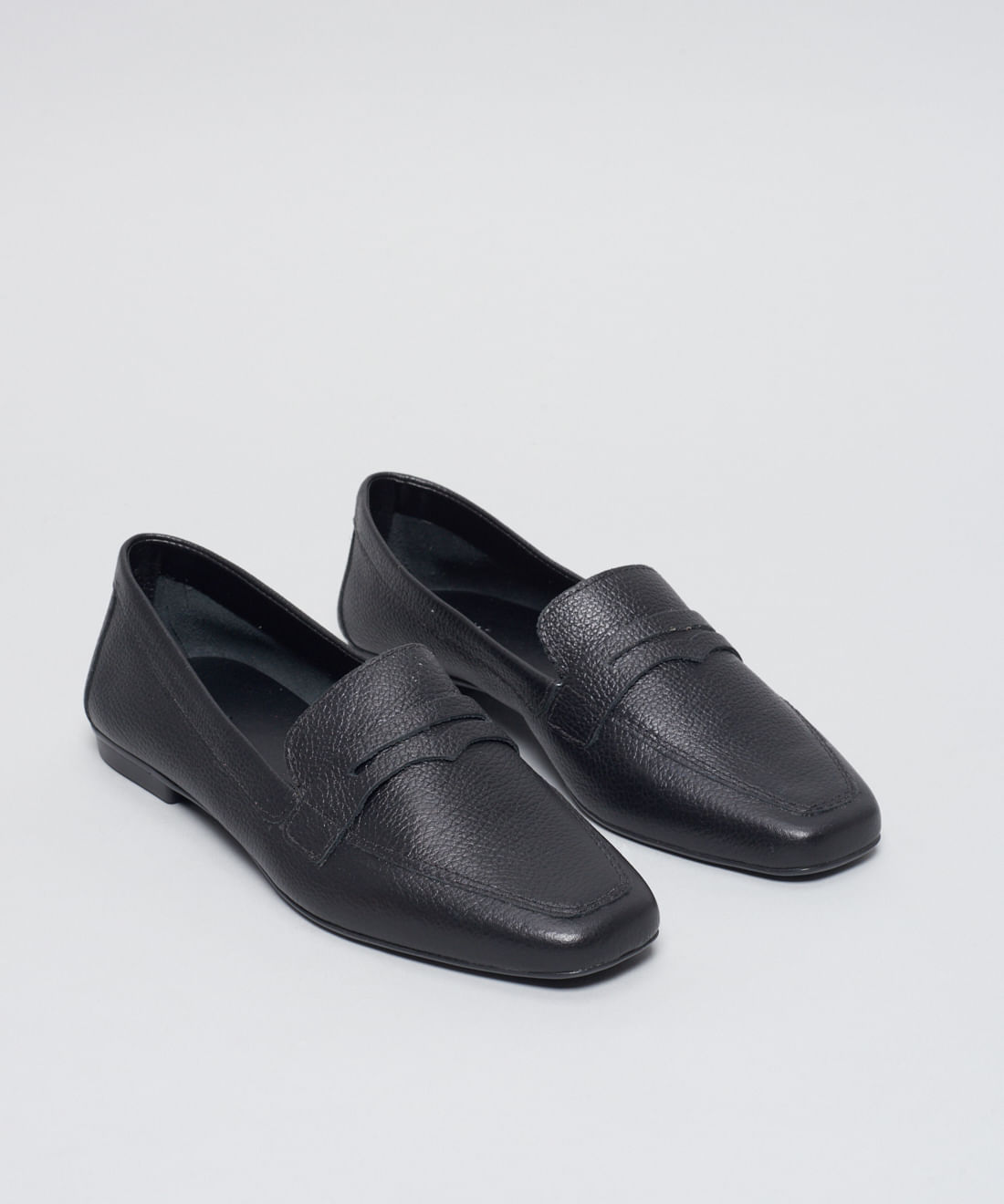 Mocassim Couro Gravata - Preto - Imagem 12