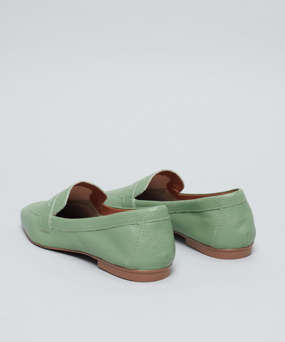 Mocassim Couro Gravata - Pistache - Imagem 18