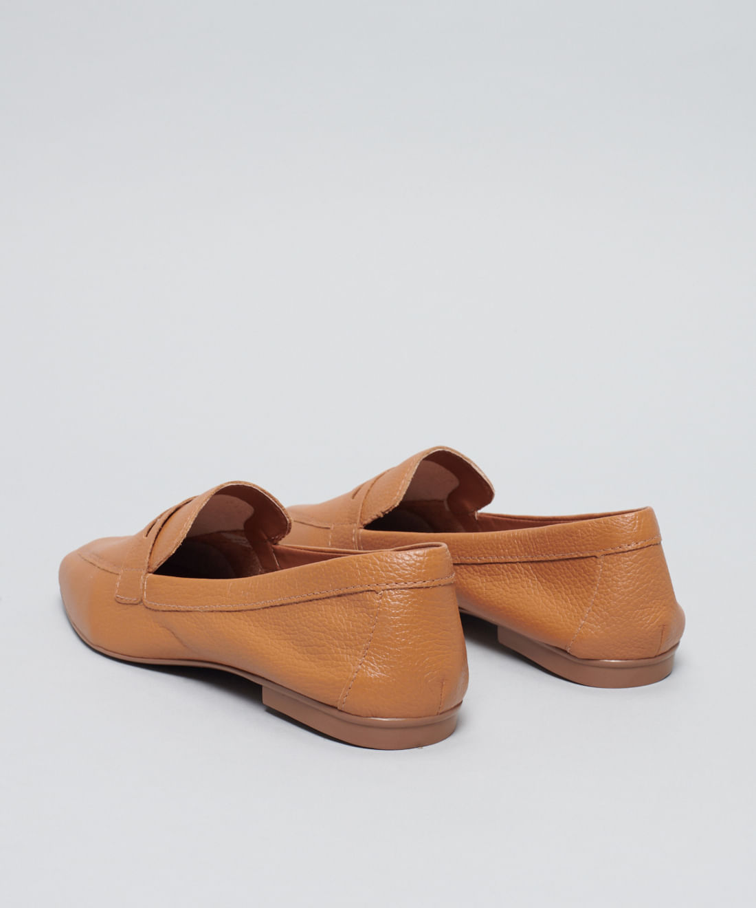 Mocassim Couro Gravata - Caramelo - Imagem 38