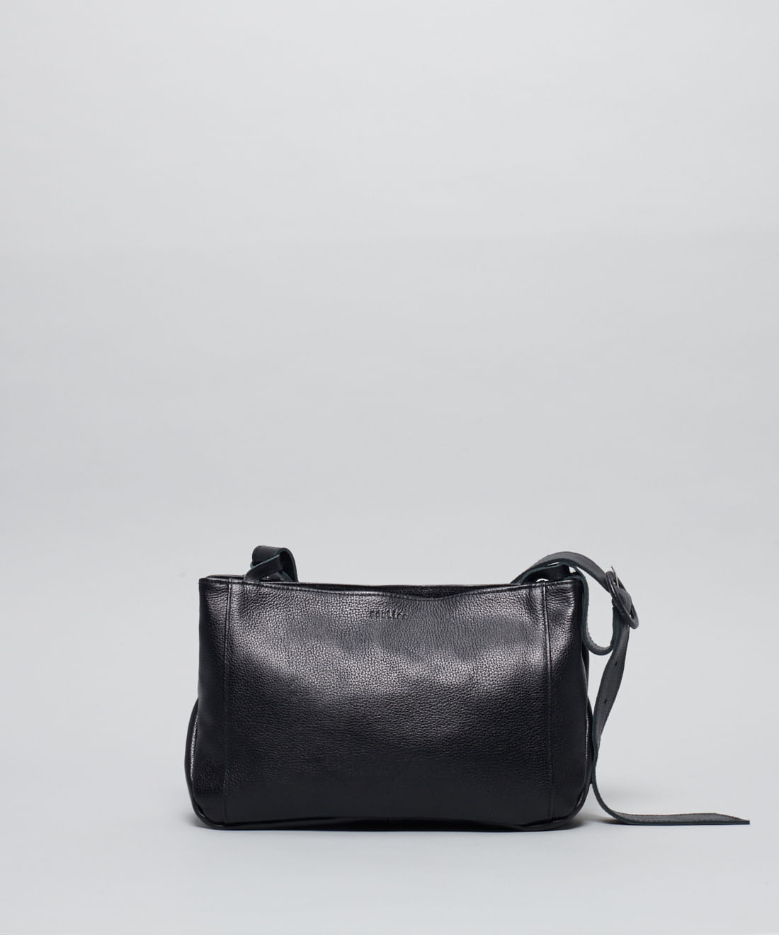 Bolsa m Fivela Basica - Preto