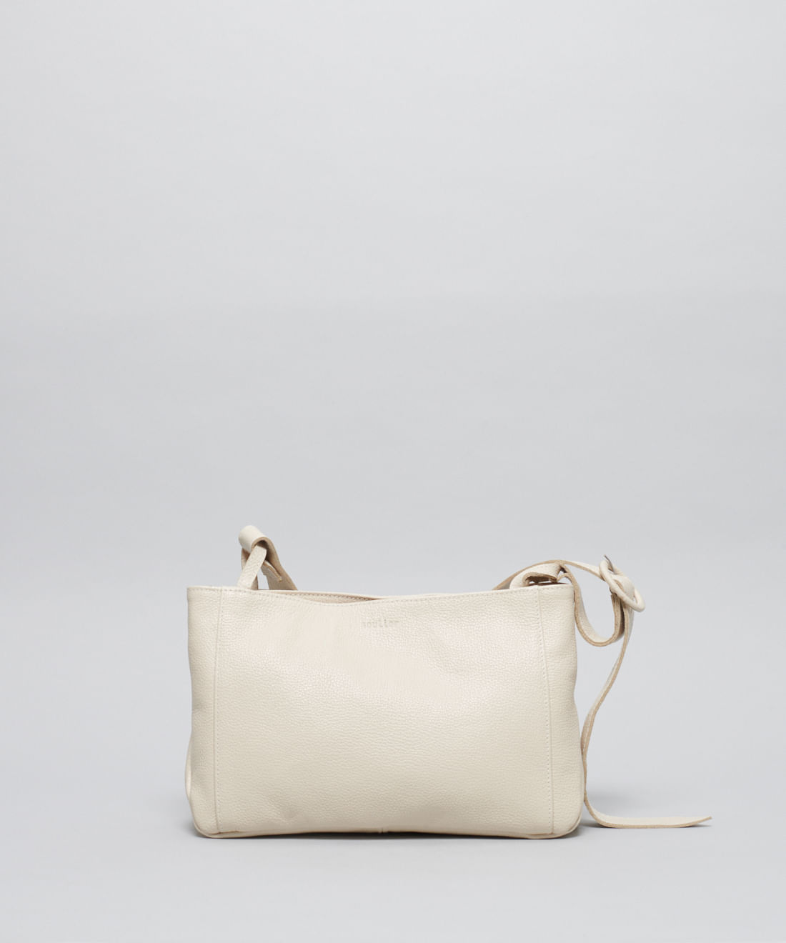 Bolsa m Fivela Basica - Offwhite