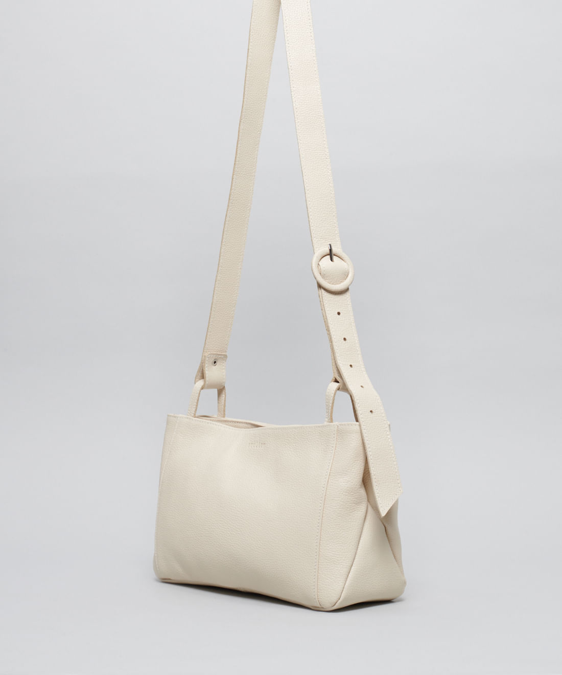 Bolsa m Fivela Basica - Offwhite - Imagem 2