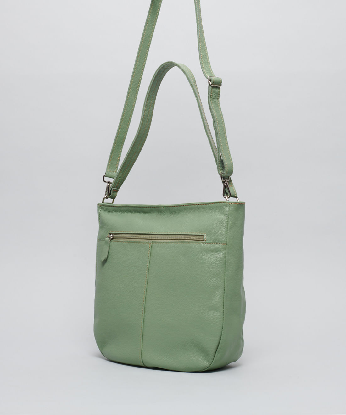 Bolsa g Couro Stella - Pistache - Imagem 2