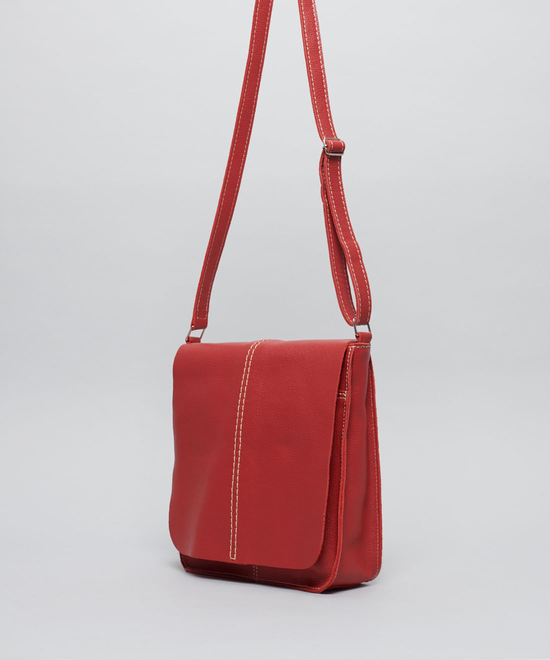 Bolsa m Couro Luciana - Vermelho - Imagem 2