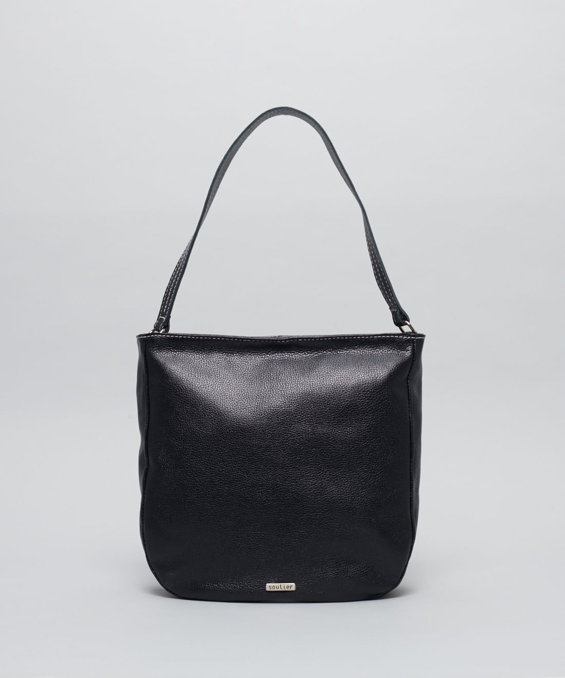 Bolsa g Couro Stella - Preto - Imagem 4