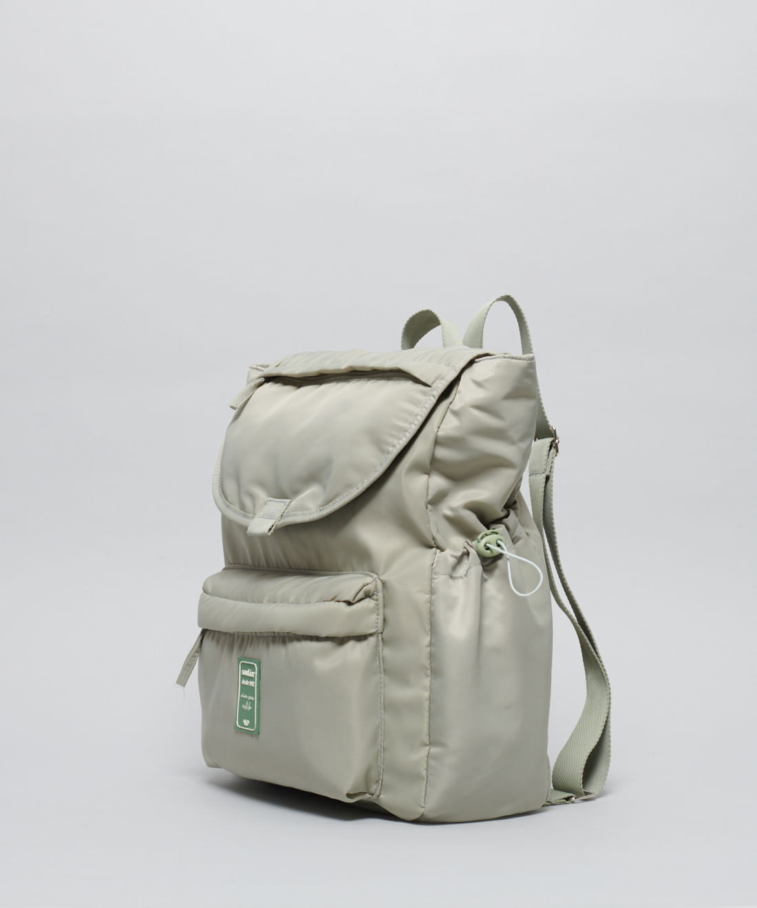Mochila Nylon Compartimentos - Pistache - Imagem 2