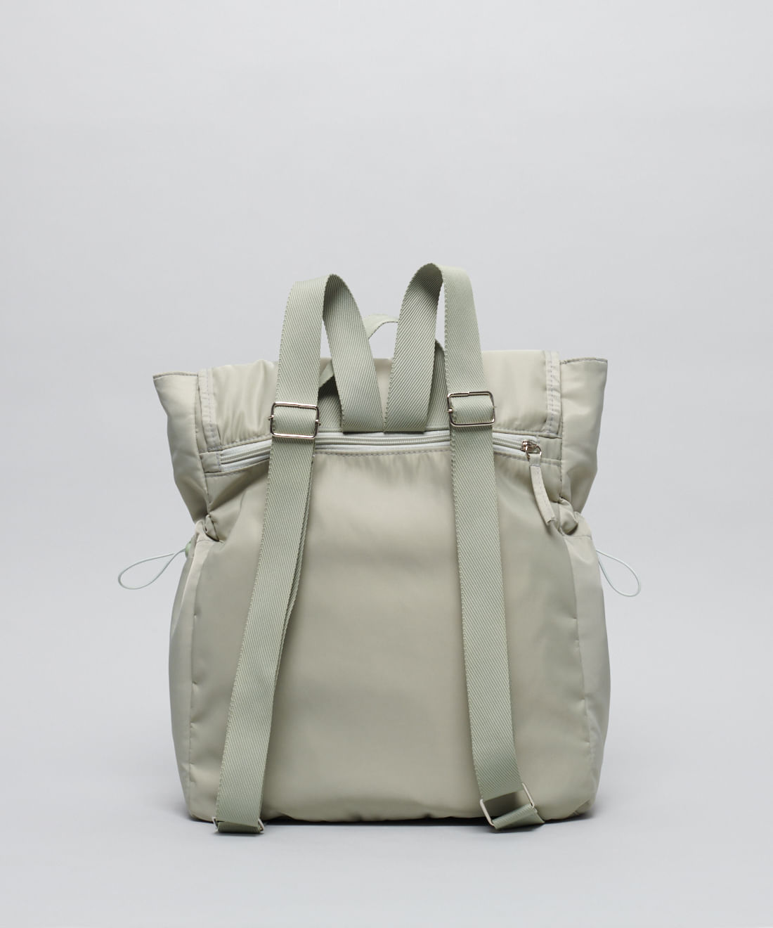 Mochila Nylon Compartimentos - Pistache - Imagem 3