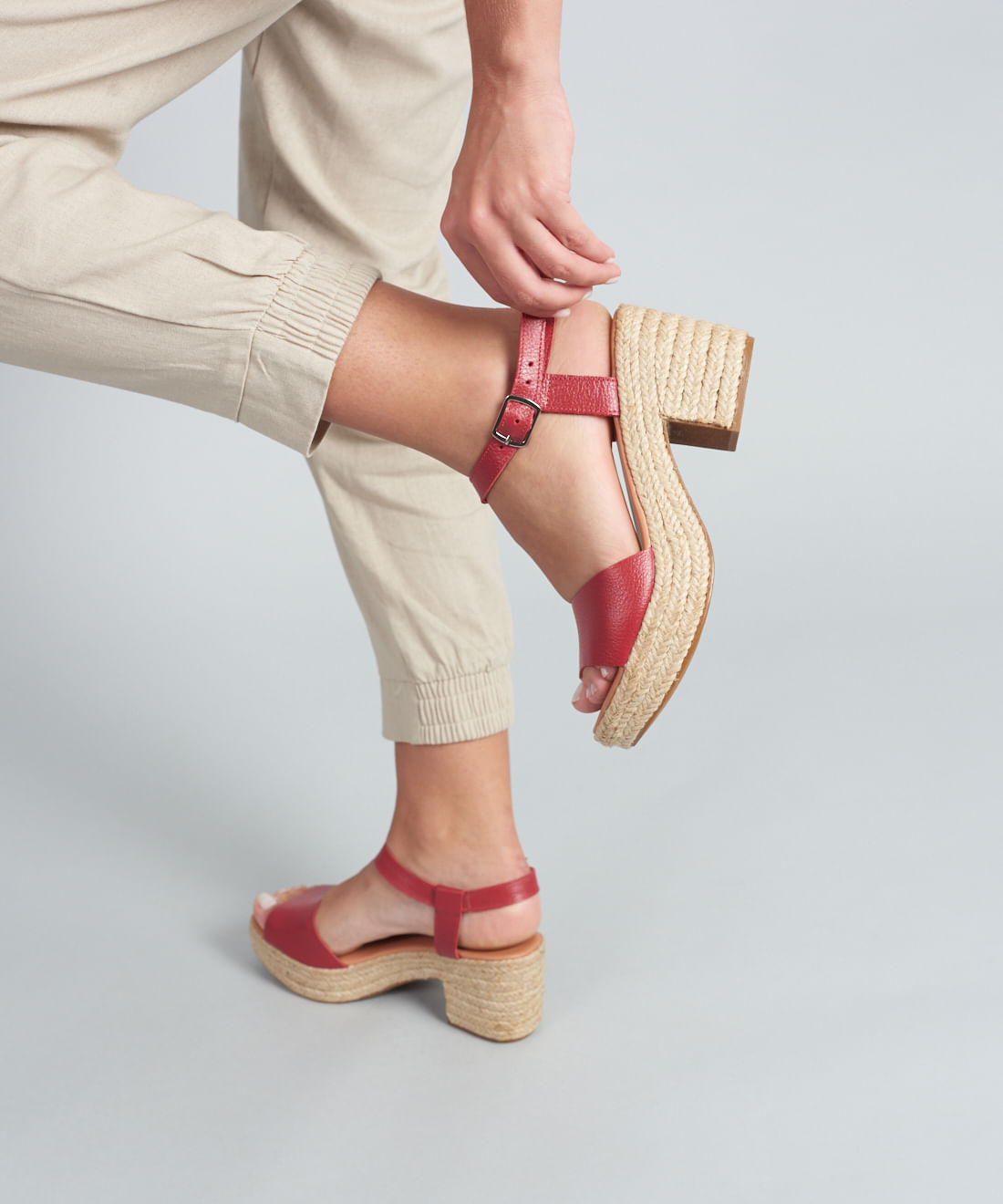 Meia Pata Comfort Rami - Vermelho - Imagem 23