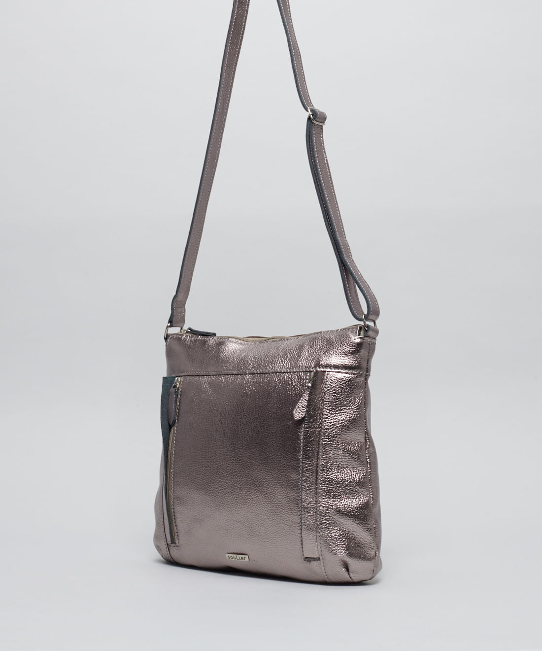 Bolsa m Couro Natalia - Onix - Imagem 2