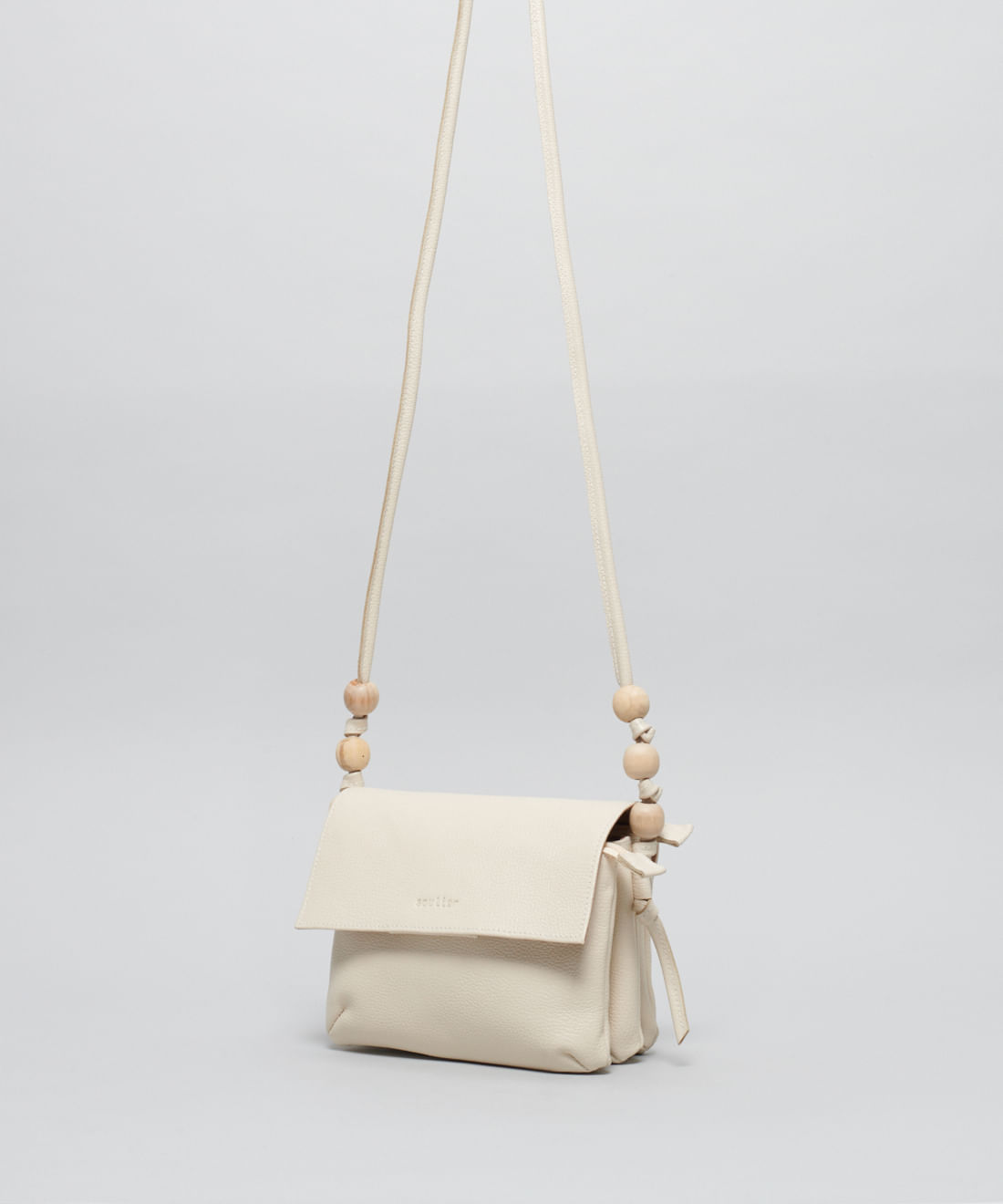 Bolsa p Couro Esferas - Offwhite - Imagem 2